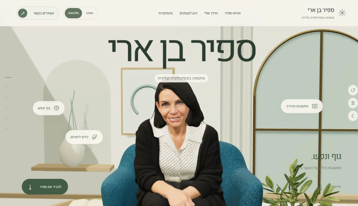 צילום מסך של ספיר בן ארי